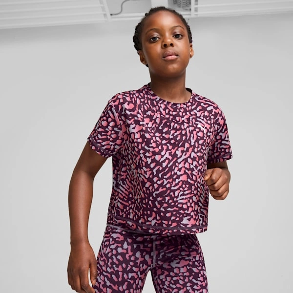 PUMA para peques: ¡Camiseta corta favorita de trenes! ¡A rodar con estilo y diversión!