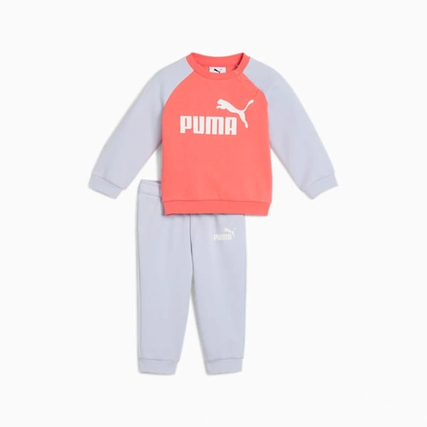Conjunto Puma Minicats Essentials: ¡Raglan y pantalón para tu pequeño! ¡Comodidad y estilo en dos piezas!