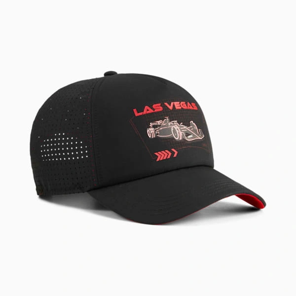 F1® Las Vegas: ¡Gorra Trucker PUMA! Siente la velocidad bajo el sol de Nevada.